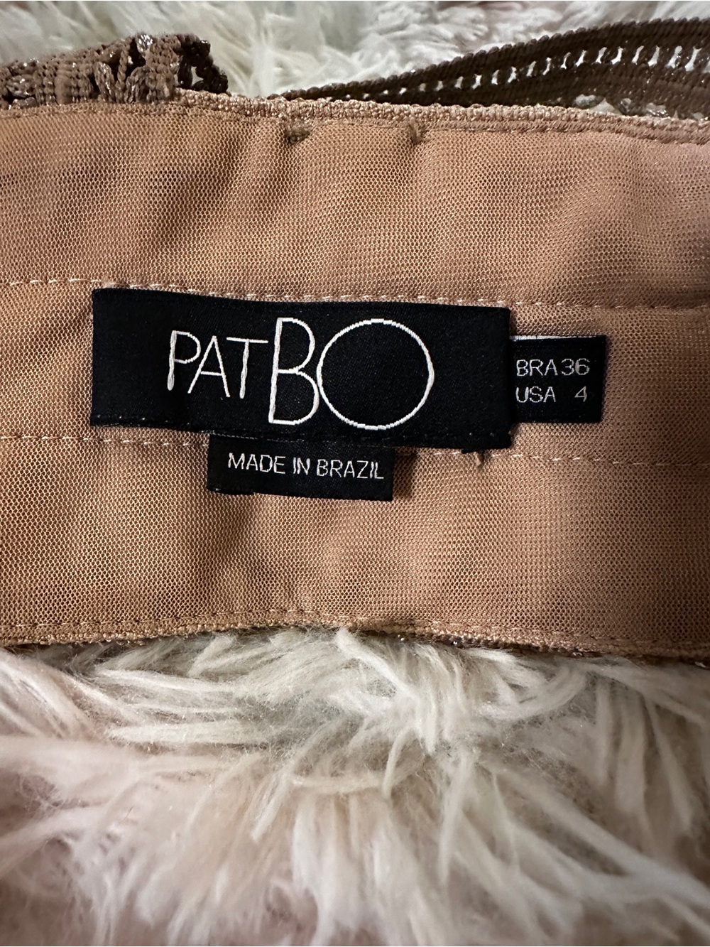 PatBO Metallic Fringe Top and Shorts Set Size 4 - Picture 10 of 11